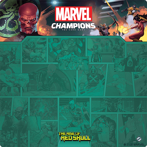 Marvel Champions LCG: 1-4 Player Game Mat - The Rise of Red Skull -