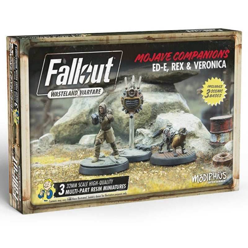 Fallout: Wasteland Warfare - Mojave Companions - Ed-E, Rex & Veronica -