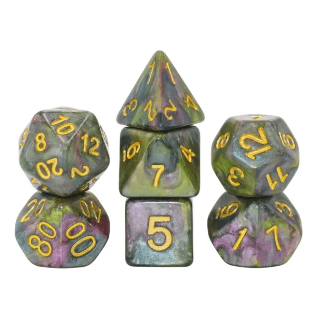 Mystic Woodland RPG Dice Set -