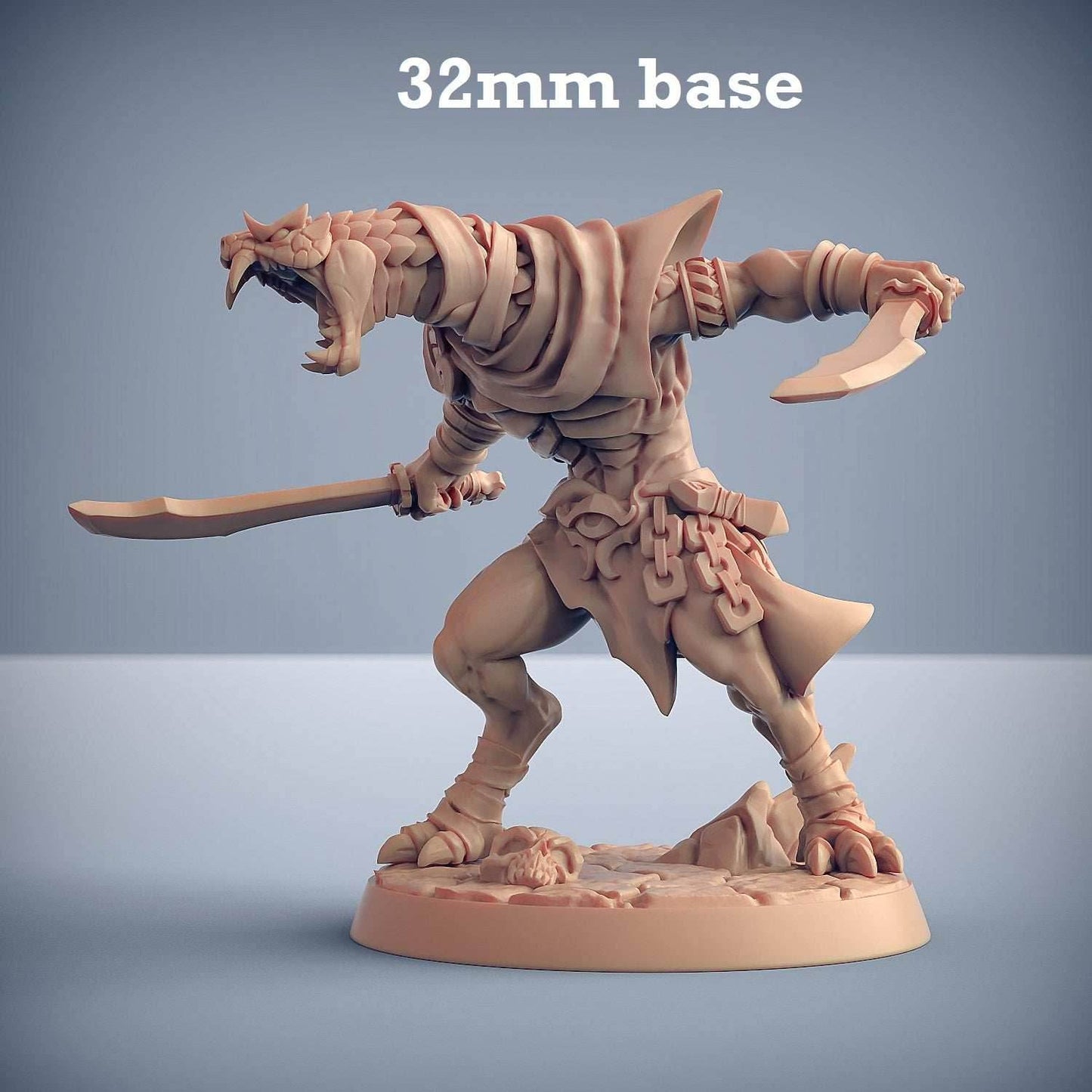 Nagarot Thrall: Sculpt A (Male Yuan-ti Warrior) -
