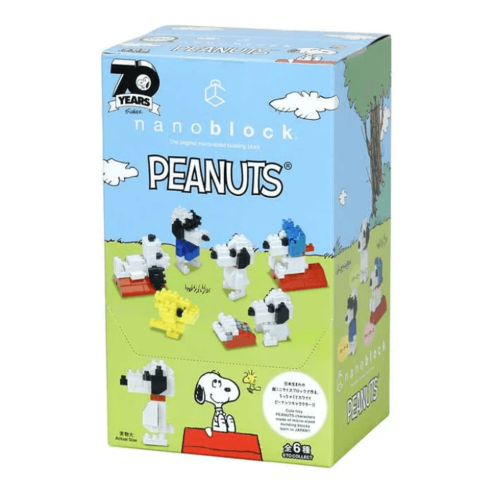 Nanoblock: Mininano Series: Peanuts Vol. 1 Box of 6 -