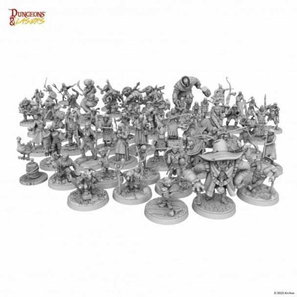 Dungeons & Lasers: NPC Miniature Pack -