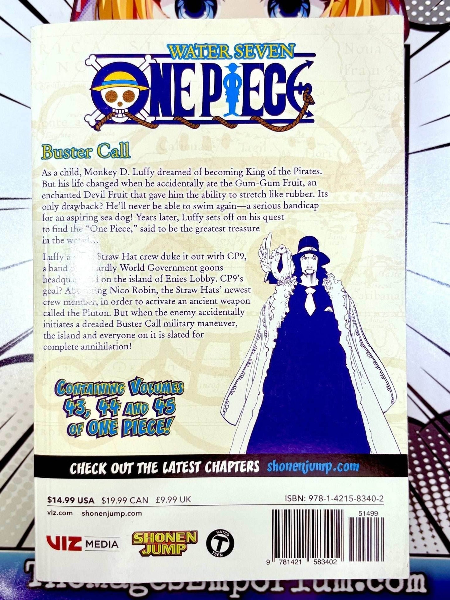 One Piece Water Seven Vol 43-45 Omnibus -