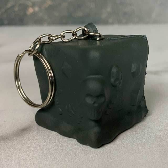RPG Squeeze: Black Ooze Cube Keychain -