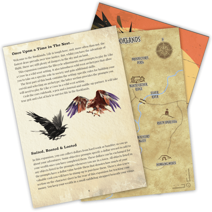 Be Like A Crow: Fist Full of Feathers -
