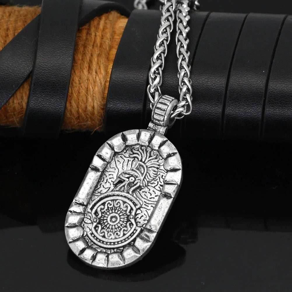 Greek Hoplite Soldier Stainless Steel Necklace -