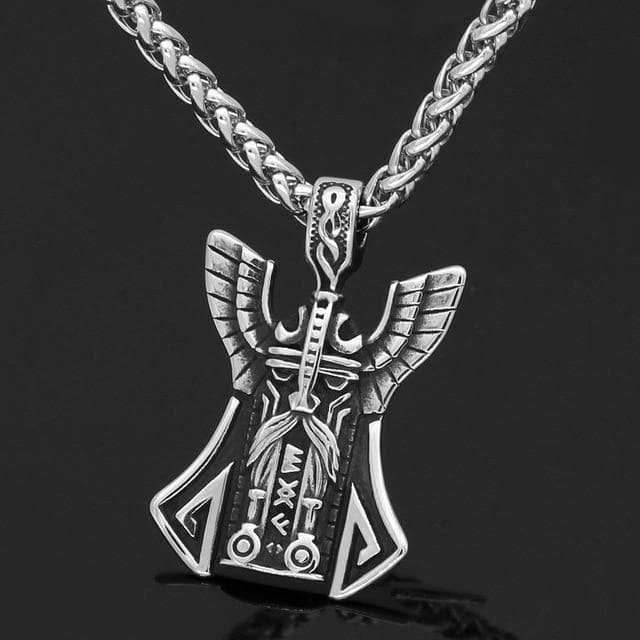 Vikings Odin Stainless Steel Pendant Necklace -