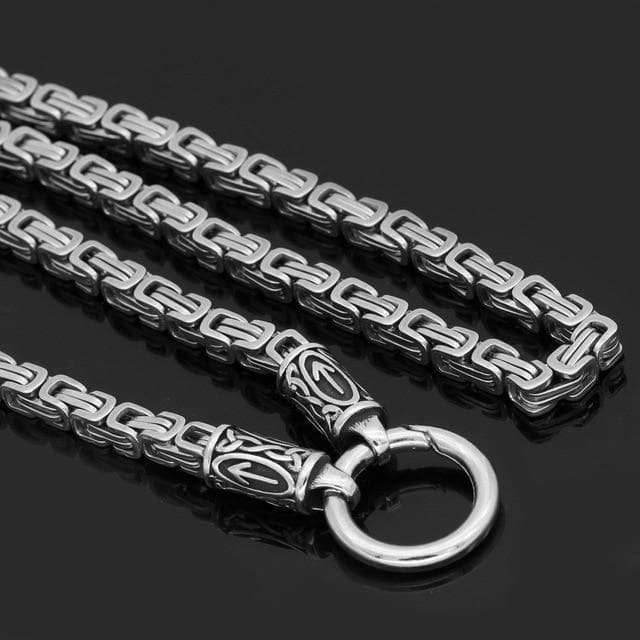 Vikings Gungnir Valknut Stainless Steel Necklace - Chain Only / 70 CM / 28 INCHES