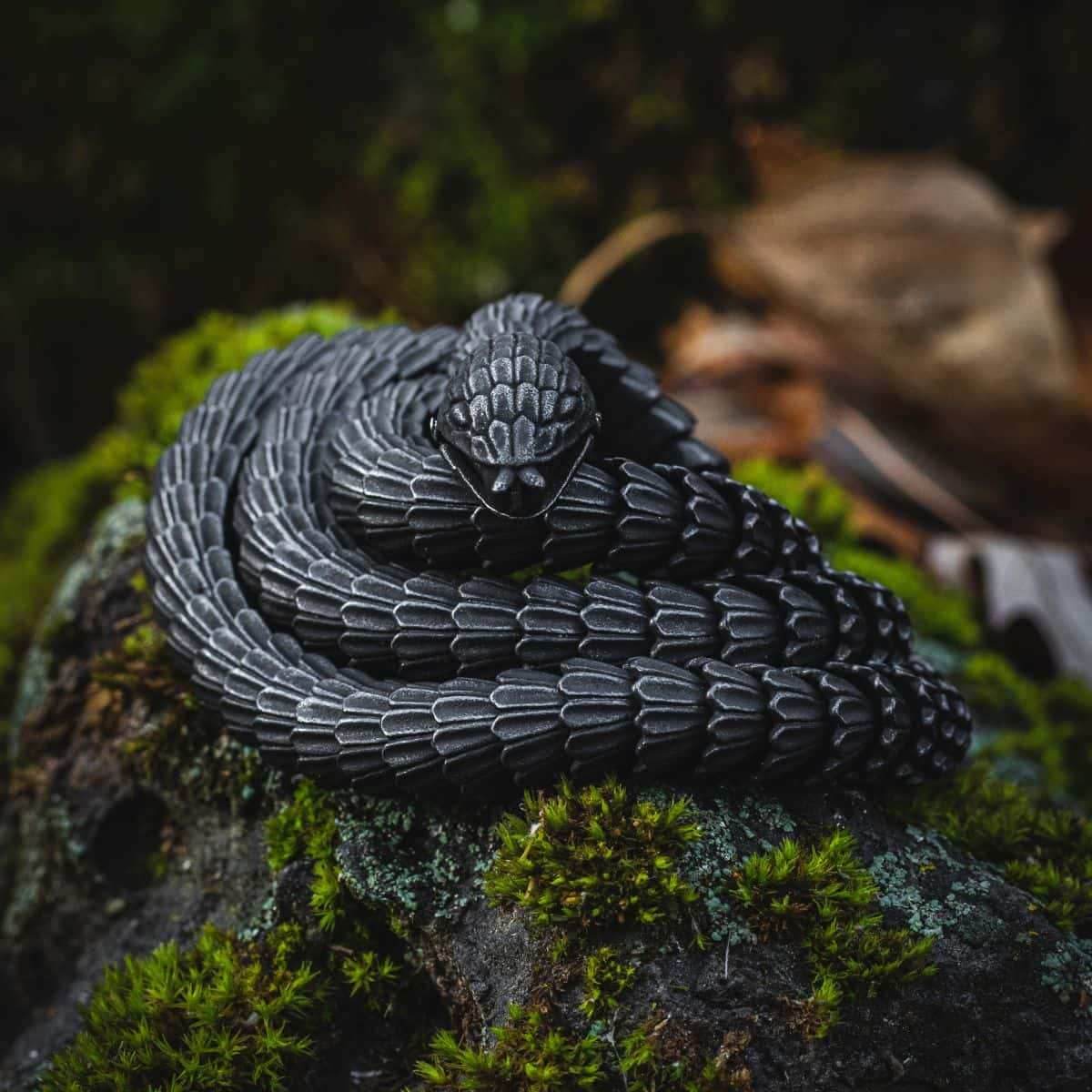 Viking Heavy Jörmungandr World Serpant Snake Chain -