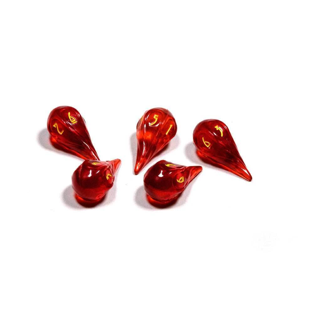 PolyHero 5d6 Wizard Fireballs - Dragonfire -