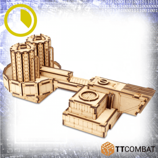 TTCombat 10mm Terrain: Sci-fi Scenics - Compound Benezia -