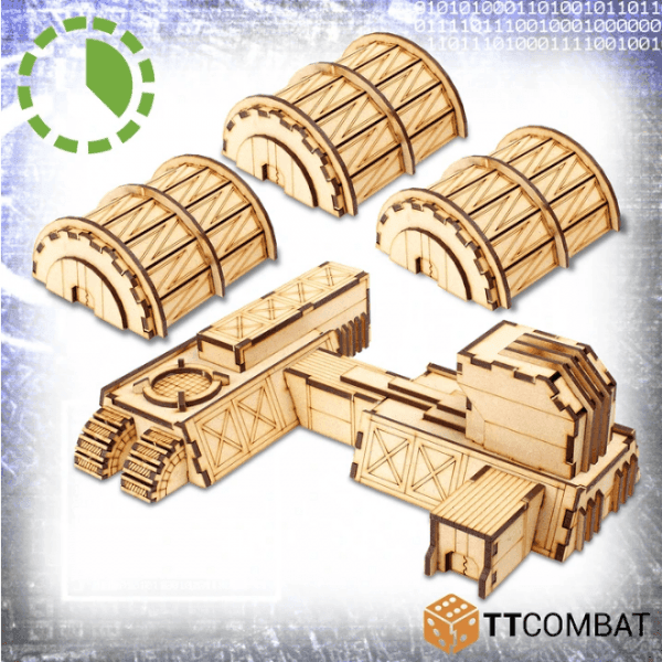 TTCombat 10mm Terrain: Sci-fi Scenics - Compound Drack -