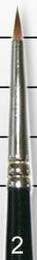 Winsor & Newton: Series 7 Kolinsky Sable Brush - Size 2 -