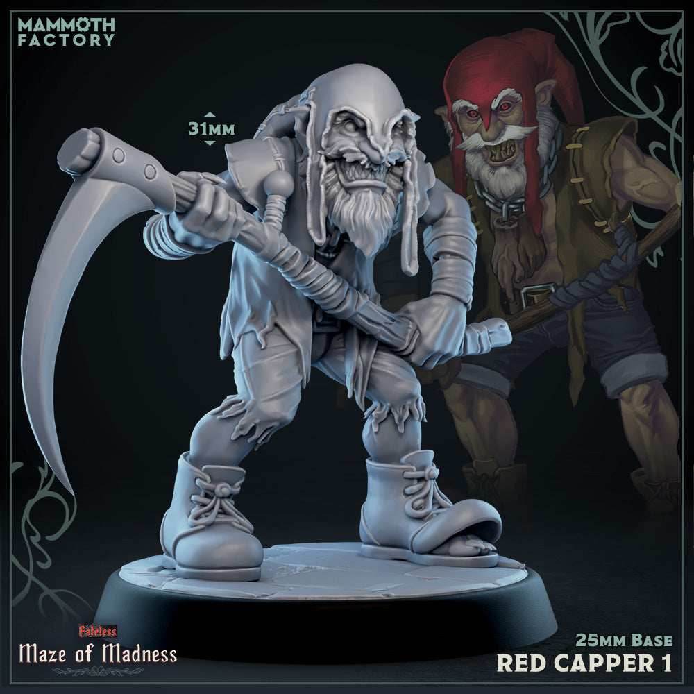 Red Capper 1 (Creepy Gnome) -