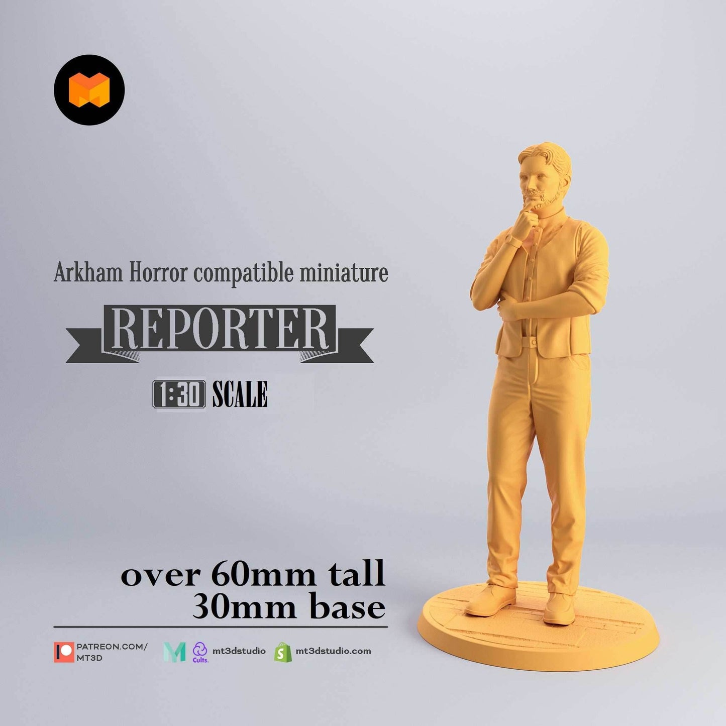 Arkham Compatible Investigator: The Reporter (Rex Murphy) -