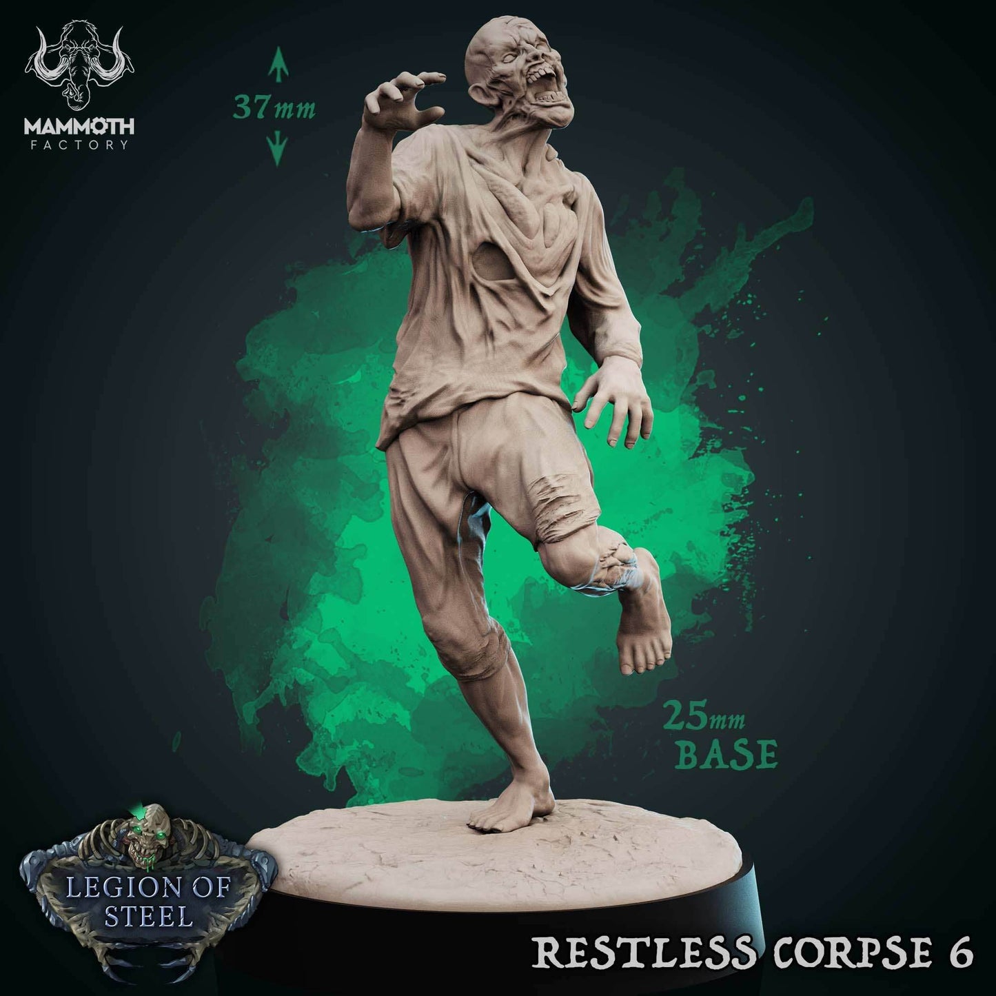 Restless Corpse: Sculpt 6 (Shambling Zombie) -