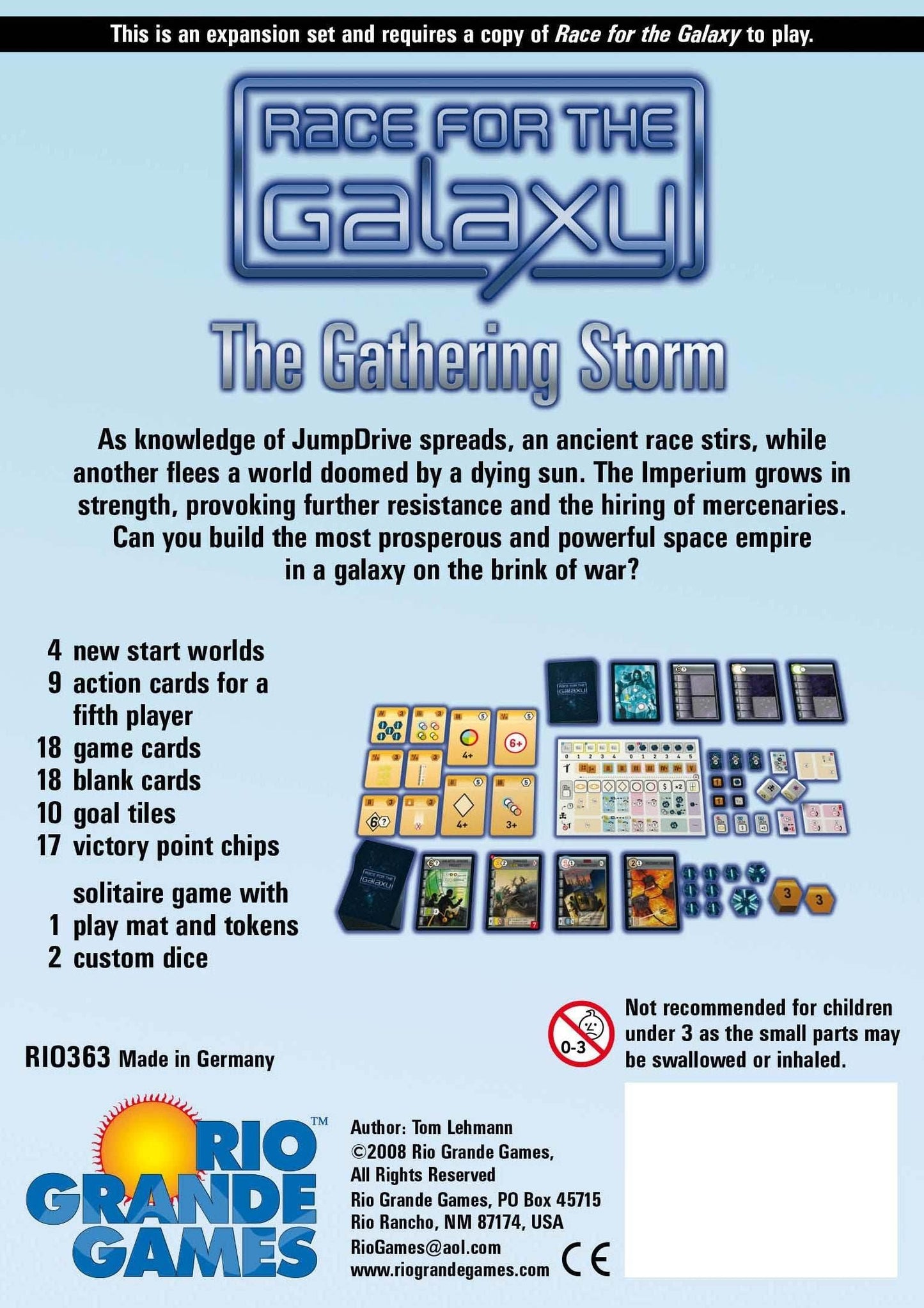 Race for the Galaxy: The Gathering Storm -