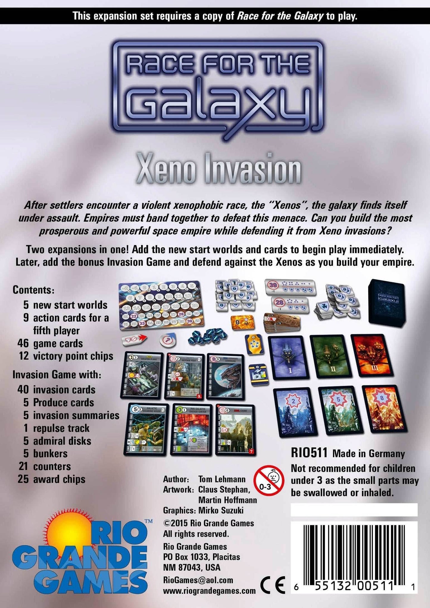 Race for the Galaxy: Xeno Invasion -