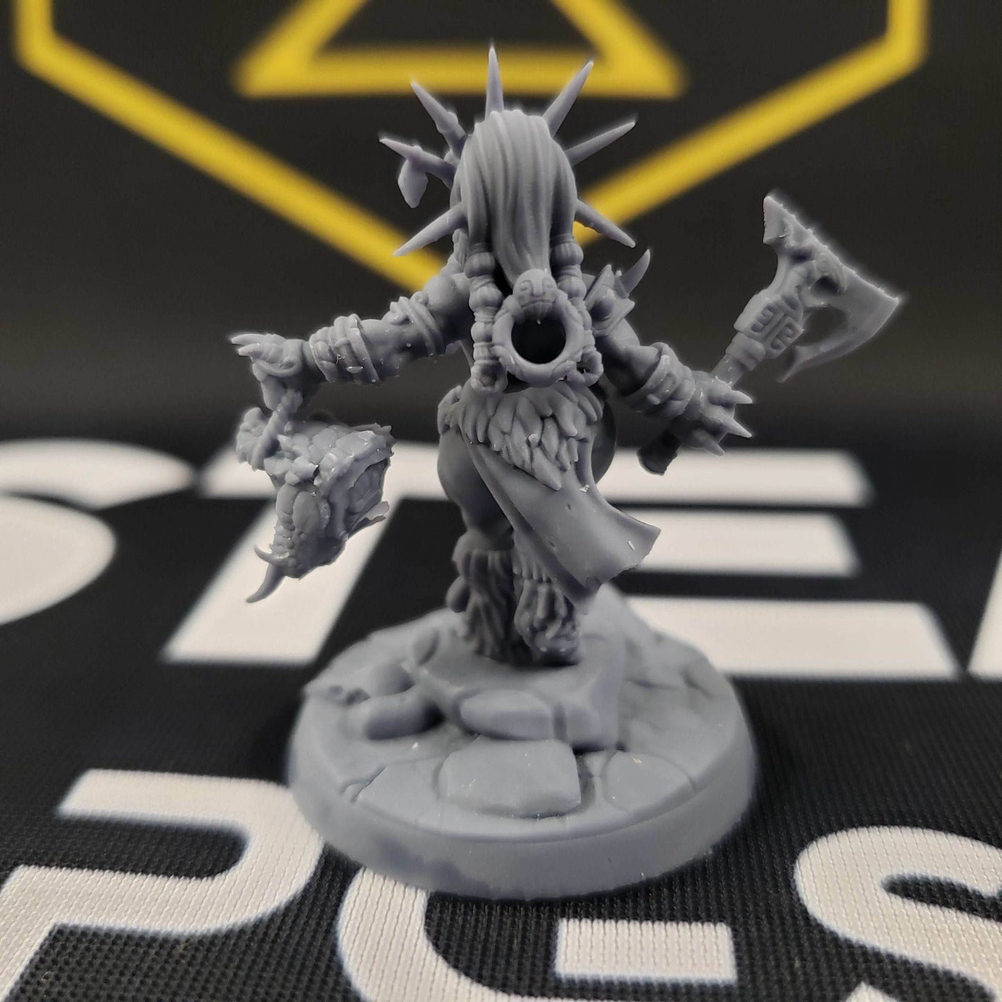 Thyra, Blood Priestess of Duum (Female Dwarf Berserker) -
