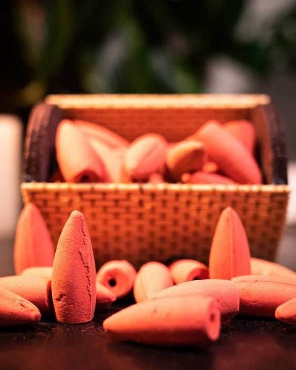 Backflow Incense Cone - Rose (50 pcs) -
