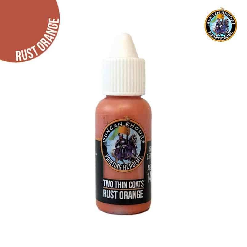 Two Thin Coats Shadow: Rust Orange -