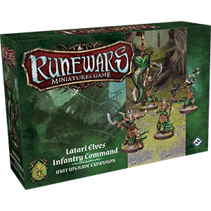 Runewars Miniatures Game: Latari Elves Infantry Command -