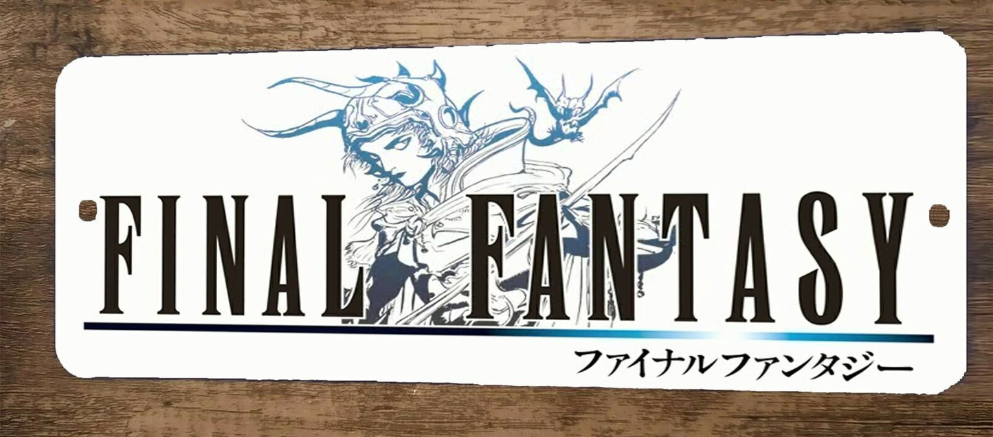 FF Final Fantasy Video Game 3x12 Metal Wall Marquee Banner Sign Poster
