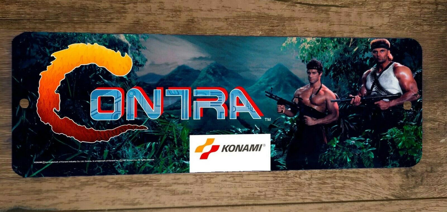 4x12 Contra Video Game Marquee Banner Sign