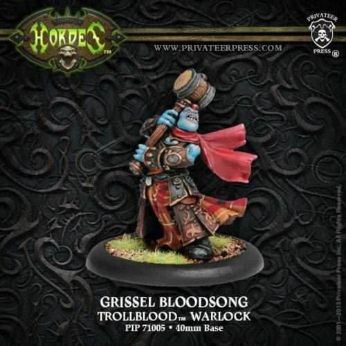 Hordes: Trollbloods Grissel Bloodsong Trollblood Warlock -