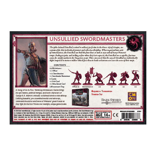 A Song of Ice & Fire: Targaryen Unsullied Swordmasters -