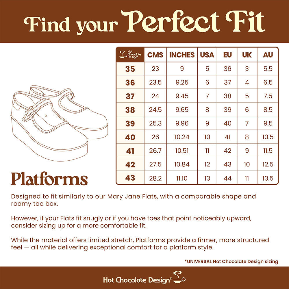 Chocolaticas® Skeletons Under Your Bed Women's Mary Jane Platform