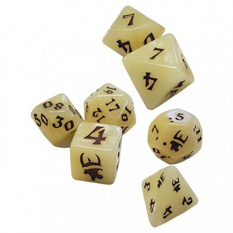 Munchkin: Tan and Brown Dice (7) -