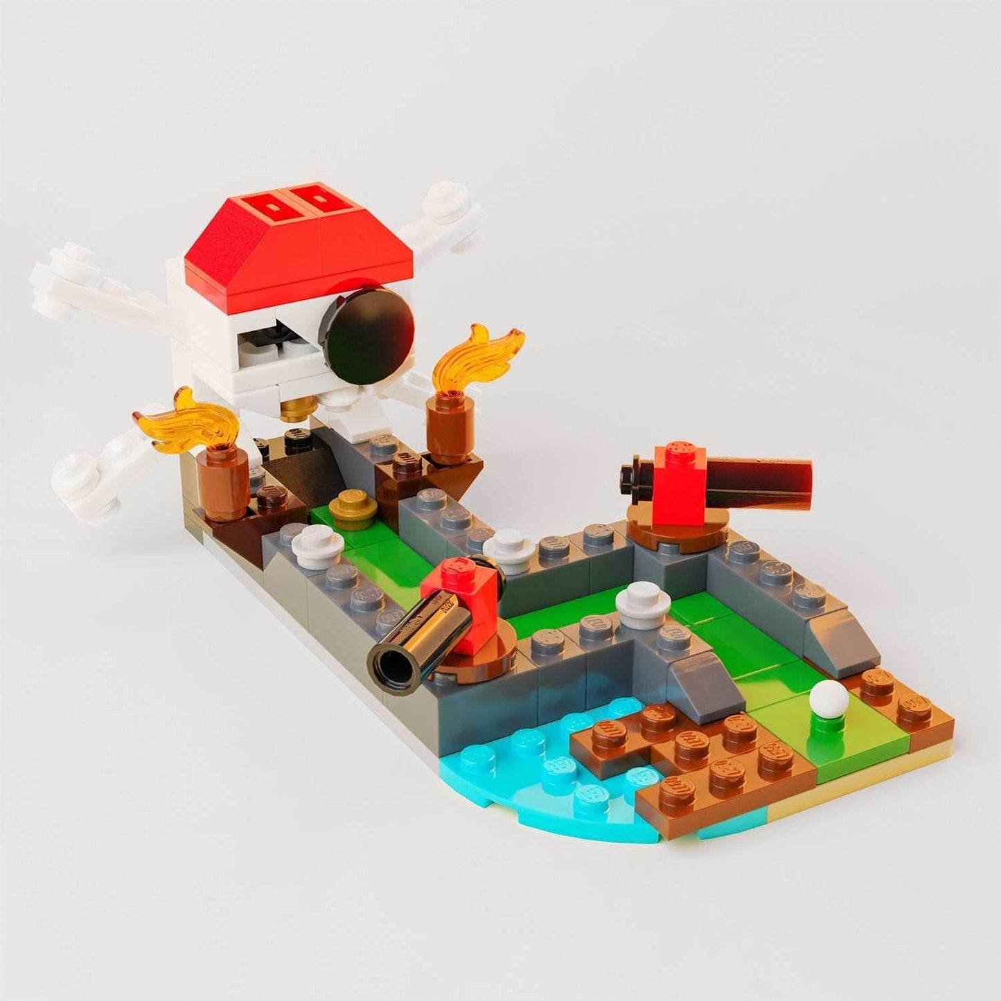 Skull Island Putt Putt / Mini Golf Hole made using LEGO parts - B3 Customs -