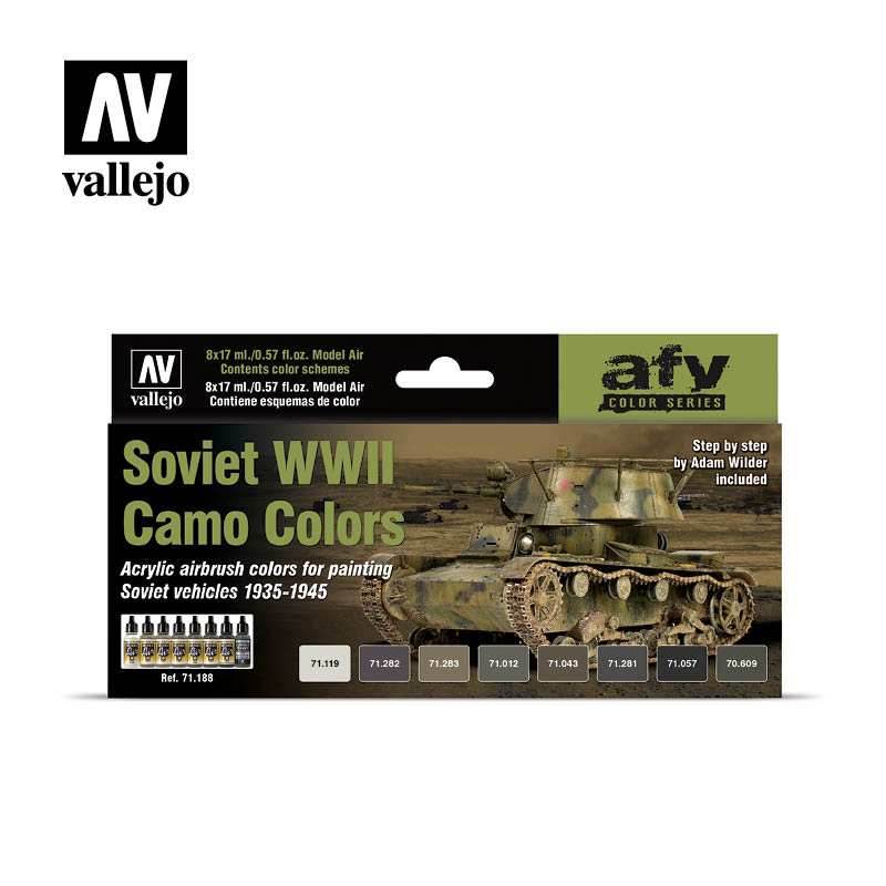 Model Air Set: Soviet WWII Camo Colors (8) by Adam Wilder -