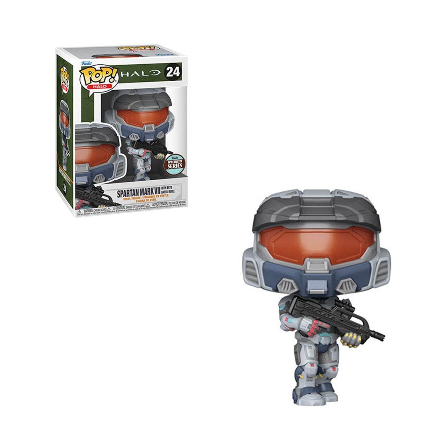 Funko Pop! Games: Halo Infinite - Spartan Mark VII With Weapon Vinyl Figure -