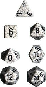 Speckled Polyhedral Arctic Camo 7-Die Set -