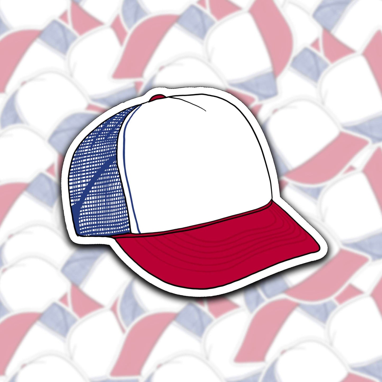 Stranger Things - Dustin's Hat Sticker -