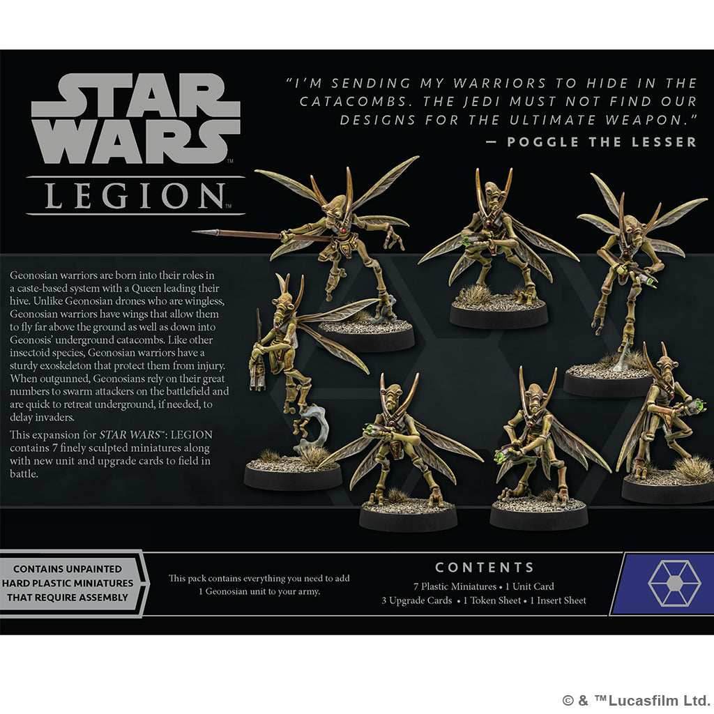 Star Wars Legion: Geonosian Warriors Unit Expansion -