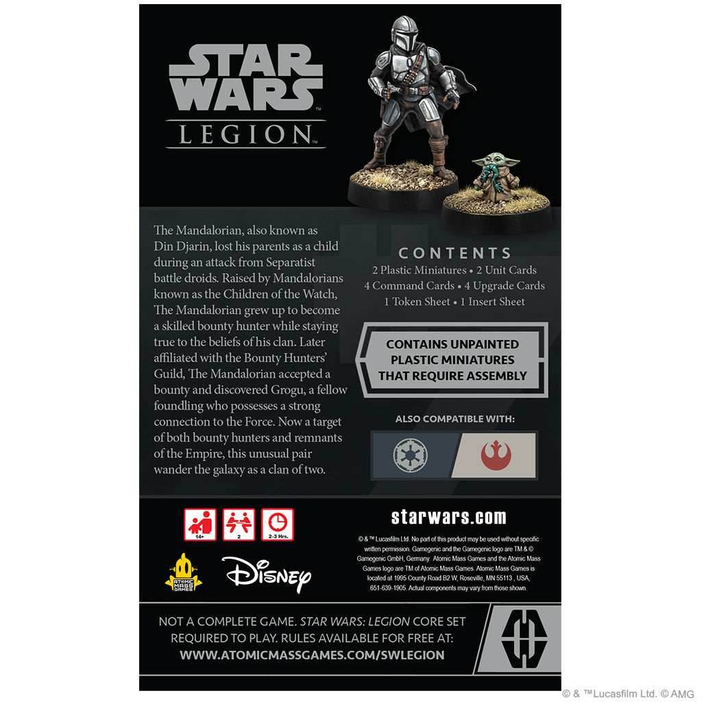 Star Wars Legion: Din Djarin & Grogu Operative Expansion -