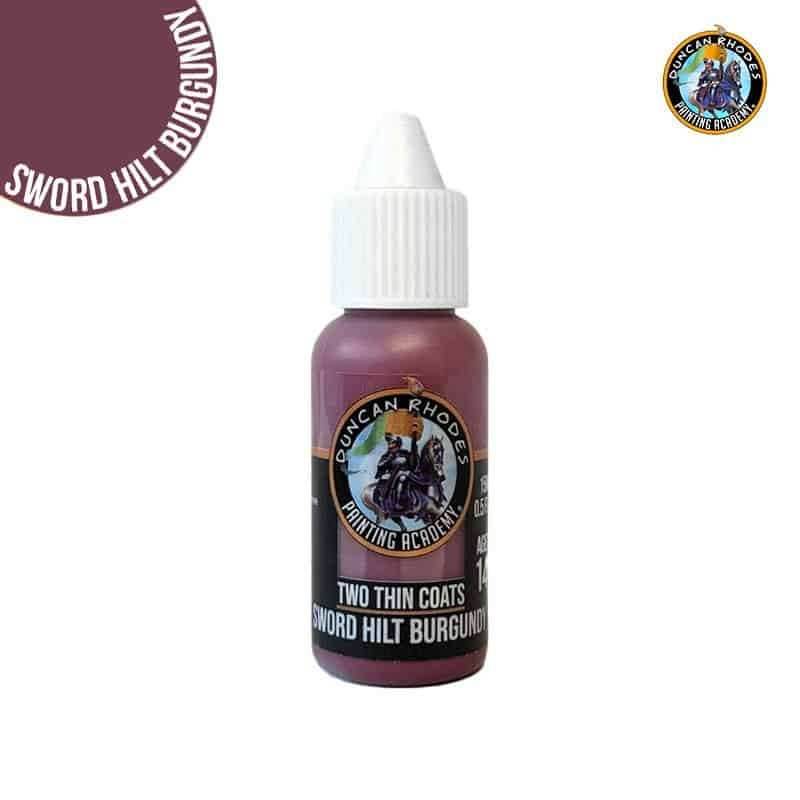 Two Thin Coats Midtone: Sword Hilt Burgundy -