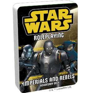 Star Wars Roleplaying: Imperials and Rebels III Adversary Deck -