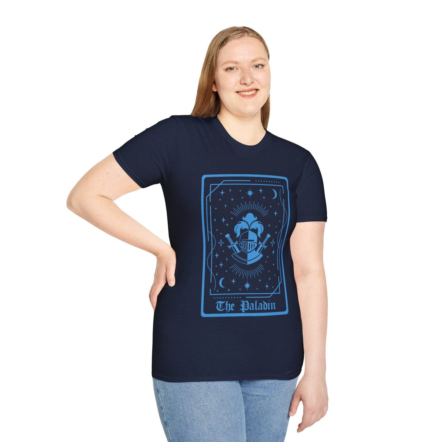 The Paladin Tarot Card T-Shirt - Black / S