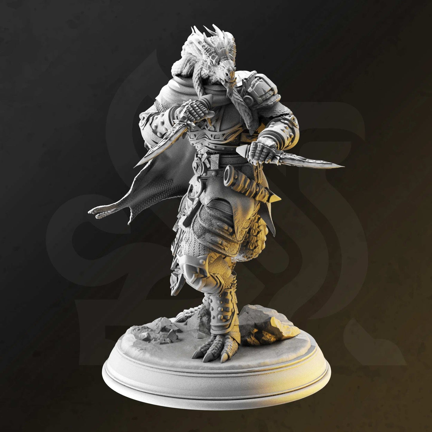 Umbrascale (Male Dragonborn Rogue) -