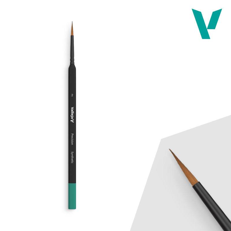 Hobby Brushes: Precision - Synthetic - Size 2 -
