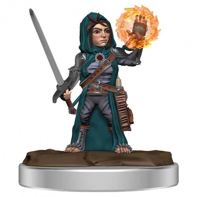 Pathfinder Battles: Female Halfling Cleric -