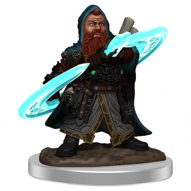 Pathfinder Battles: Male Dwarf Sorcerer -
