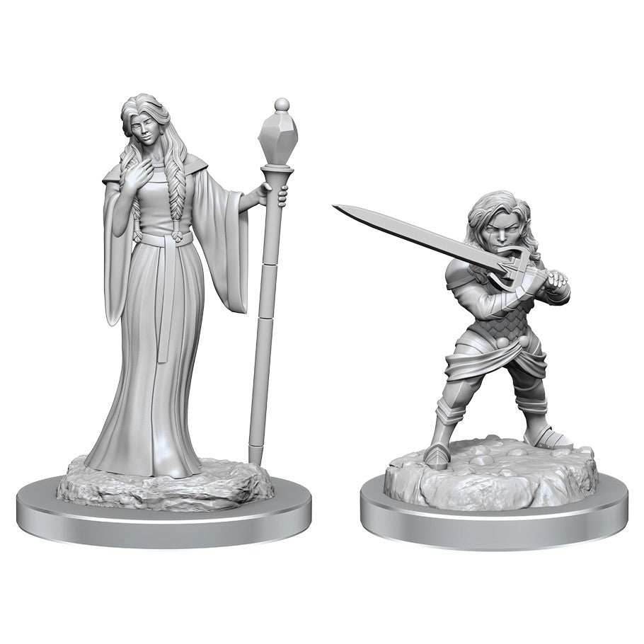 Critical Role: Human Wizard Female & Halfling Holy Warrior Female -