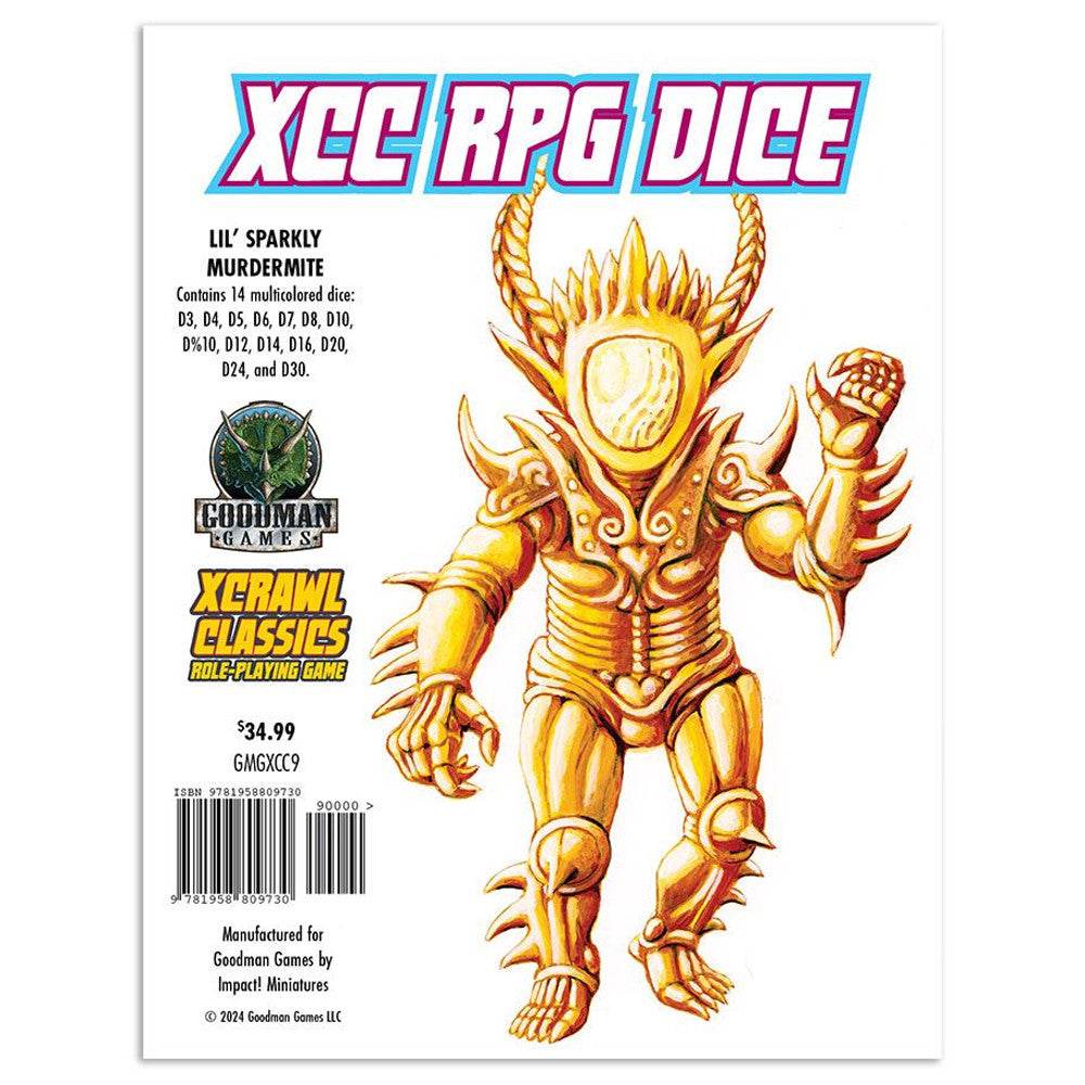 XCrawl Classics RPG Dice Set -
