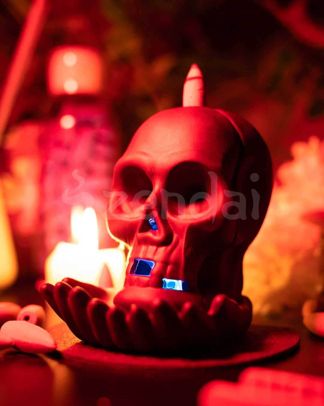 Skull Hand - Backflow Incense Burner -