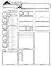 Characters sheets physical or pdf download